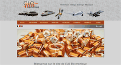 Desktop Screenshot of clo-electronique.fr